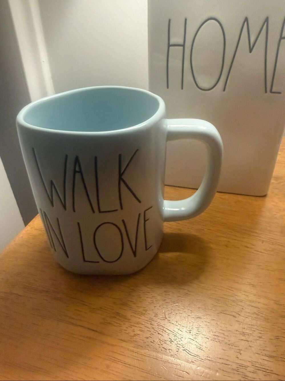 Rae Dunn "Walk In Love" Coffee Mug